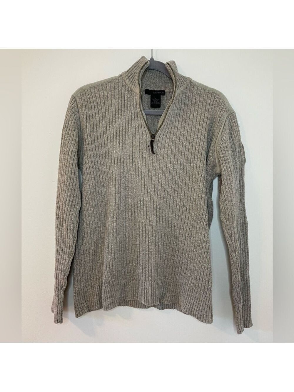 Calvin Klein Jeans Rib Knit Pullover Sweater M